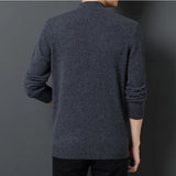 Men's Sweater  Warm and Comfortable Long Sleeve Pullover Sweater  Turtleneck Men Clothing Knit Tops