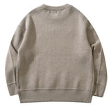 Men Vintage Sweater Y2K Streetwear Hip Hop Vintage Knitted Doberman Dog Sweaters Autumn Harajuku Fashion Retro Casual Sweaters