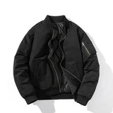 Ma1 Bomber Jacket Men Women Winter Solid Pilot Jacket Military Flight Baseball Coat Spring Autumn Windbreaker Hooded Casual