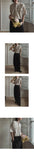 Korean Elegant Short-sleeved Shirt Men's Summer Loose Casual Shirt Korean Commuter Striped Round Neck Cardigan Chic