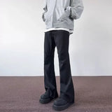 Pants Men Handsome Advanced Daily Simple Straight Trousers Spring Fashion All-match Korean Style Chic Students Youthful Cozy New
