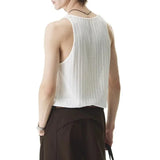 Summer Men's Solid Color Sleeveless Vest Y2k Korean Version Loose Casual Fashion Street Trend Simple Men's New Round Neck Top