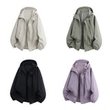 New Waterproof Hiking Jackets for Men and Women Sun Protection Windbreaker Camping Climbing Rain Coat Unisex Portable Clothes