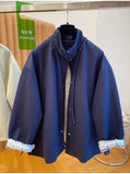 Korean Simple High-end Windbreaker Short Jacket Women Loose Spring Autumn New Style Small Fashion Trend Baseball Jacket