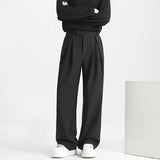 Men's Light Luxury Naples Slim-fit Suit Pants Casual Japanese Retro Premium Quality Elegant Popular Leisure Trousers 2026 Spring