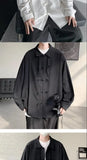 New Classic Shirt Men Clothing Chinese Style Long-sleeved Buttoned Scholar White Shirt Ancient Style Fashionable Casual Blouse