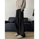 Spring NEW Loose Casual pants man Solid baggy trousers Unisex Wide leg pants Fashion trend youth skateboard pants male