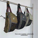 Travel Chest Bag ex Nylon Sports Crossbody Outdoor Resistant Wearable 70D Geometric Pattern Zipper Closure Casual Sle