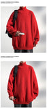 Sweater men 2025 New Men Knitwear Solid High Neck Sweater Soft Warm Comfortable Winter Pullover Fashion Casual Warm Sweater