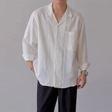 New Trend Men Luxury Business Shirts Casual Striped Long Sleeve Cardigan Tops Japanese Style Fashion Leisure Commuter Blouse