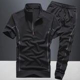 Top Pants Sets Man Polyester T Shirt Slim Fit Sports Suits Cotton Essential Fashion Tracksuit Cheap Young La Kpop Men's Clothing
