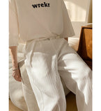 Baggy Casual Pants Men Simple Elegant Handsome Smart Casual British Style All-match Daily Soft Full-length Trousers High Street