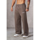 2025 American Style New Men's Sports Pants Spring Autumn Outdoor Jogging Muscle Fitness Embroidered Straight Casual Long Pants