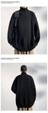 Sweater men 2025 New Men Knitwear Solid High Neck Sweater Soft Warm Comfortable Winter Pullover Fashion Casual Warm Sweater