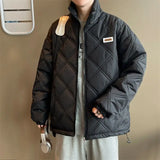 New American winter trend cardigan jacket for men and women loose fitting stand up collar warm and personalized casual top y2k