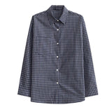 New Fashion Men's Clothing Light Luxury Casual Textured Plaid Shirts Business Leisure Contrast Color Long Sleeve Cardigan Tops