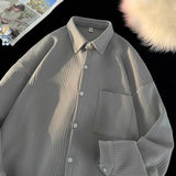 Autumn Japanese Style Oversized Harajuku Shirt Men Casual Loose Blouse Plus Size 5XL-M All Match Fashion Streetwear Male Clothes