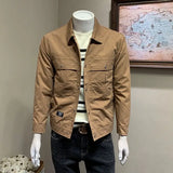 Autumn Winter KPOP Fashion Style Harajuku Slim Fit Tops All Match Loose Casual Korean Style Outerwear Square Neck Button Jacket