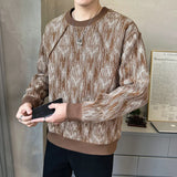 Men Long Sleeve Tshirt Textured Fabric Soft Breathable Top Unique Design Trendy Streetwear Casual Comfort Fashion Tee