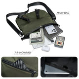 MATE ELAN Waterproof Mens Sling Bag Anti-Theft Design, Crossbody Bag For Travel Sport, Japanese Shoulder Bag Ipad Fit 7.9 inch