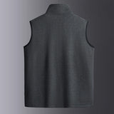 Fashion Plus Size Male Warm Waistcoat Fleece Vest Men's Lamb Cashmere Warm Sleeveless Coat Men Brand Clothing Winter Vest