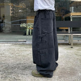 Japanese Retro Wide-leg Pants Men's Spring Loose and Thin Jeans Korean Version Trendy Straight-leg Trousers Temperament Fashion