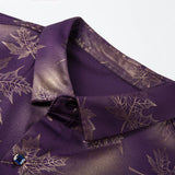 New Social Long Sleeve Maple Leaf Designer Shirts Men Slim Fit Vintage Fashions Men's Shirt Man Dress Jersey Clothing