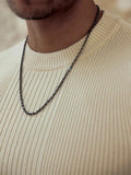 Vintage O Neck Slim Fit Knit Mens T-shirts Spring Stylish Solid Color Ribbed Long Sleeve Jumper Tops Men Casual Knitting T Shirt