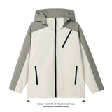 Hip Hop Varsity Jacket Men hoolids High Street Patchwork Color Black Windbreaker Coats Women Spring Autumn Thin Fashion College