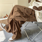 Summer Sports Pants Harajuku Y2k Working Pants for Men Solid Color Men's Cargo Pants Loose Casual Sports Trousers for Men M-3XL
