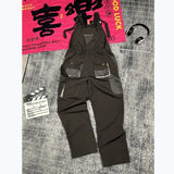 Overalls Cargo Clothes Wear-resistant Spring Autumn Ones-piece Mechanic Work Pants Labor Protection Suit Safari Pants