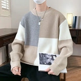Winter Sweater Men Warm Fashion Casual Knit Pullover Men Streetwear Korean Loose Long Sleeve Sweater Mens Jumper Clothes M-4XL
