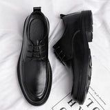 genuine leather fashionable casual men's classic business Oxford shoes versatile men's shoes wedding retro leather shoes