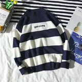 Man Clothes Pullovers Torn Crewneck Knitted Sweaters for Men Plain with Holes Solid Color Round Collar Cheap Casual A Cigaret S