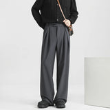 Men's Light Luxury Naples Slim-fit Suit Pants Casual Japanese Retro Premium Quality Elegant Popular Leisure Trousers 2026 Spring