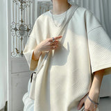 Summer Short Sleeved T-shirt Men Fashion Casual Round Neck T Shirt Men Streetwear Hip-hop Loose Pullover T Shirt Mens Top M-3XL