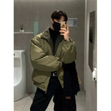 Winter Jacket Men Warm Fashion Casual Thick Lambhair Jackets Men Streetwear Korean Loose Short Coat Mens Thicken Bomber Jacket