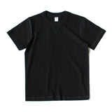 Heavy 300g Cotton T-shirt Men's Seamless Weaving Bamboo Cotton Short Sleeve Tee Tops Unisex Clean Fit Design Collar Undershirt