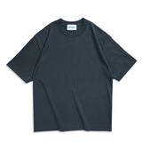 New Men Oversized T shirts Female 260 GSM Casual White Streetwear Tees Black Solid Basic Summer Tops for Young