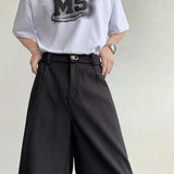 Summer Suit Shorts Men Fashion Social Mens Dress Shorts Korean Business Casual Black Shorts Mens Office Formal Shorts M-2XL