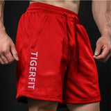 Fitness Shorts Quick-drying Mesh Sports Shorts Men's Summer Running Training Loose Casual Big Size Knee Length Pants