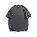 White T Shirt Oversized Cotton for Men Men's Summer 5XL T-shirts Letter Print Male Casual Wear Tee Shirts Big Size Tshirts