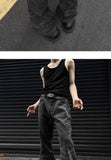 American autumn high street straight leg jeans for men and women trendy hiphop retro personality loose and wide leg casual pants