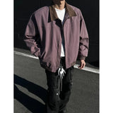 Spring Cotton Jacket Men Fashion Casual Khaki Short Jacket Men Streetwear Korean Loose Bomber Jacket Mens Jackets Coat