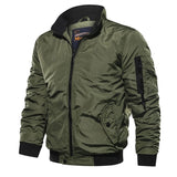 Solid Color High-quality New Jacket Men's Winter with Thick Cotton Casual Jacket Stand Collar Windproof Warm Men's Autumn Jacket