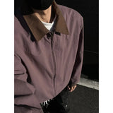 Spring Cotton Jacket Men Fashion Casual Khaki Short Jacket Men Streetwear Korean Loose Bomber Jacket Mens Jackets Coat