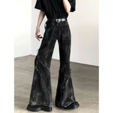 American Spring and Autumn New Style Men and Women Trendy Personalized Straight leg Jeans Couple Loose Retro Casual Pants