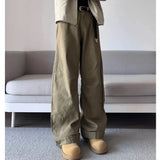 NEW pants Unisex Straight Leg Loose Fit Cotton Casual Pants Outdoor Sportswear  Trendy Versatile Trousers Men Women Fashion