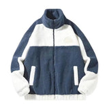 Unisex Lamb Wool Teddy Coat Men Women Cashmere Fleece Jacket Teen Couple Warm Clothing Boy Girls Varsity Techwear Spring