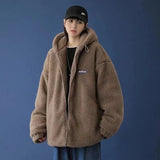 Unisex Jackets Men Solid All-match Hooded Fashion Simple Outwear Streetwear Teenagers Temperament Youthful Popular Classic Chic